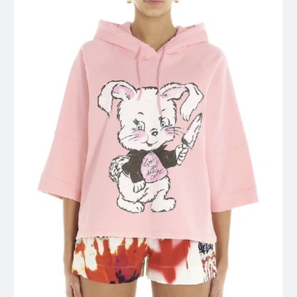 Moschino
Pink Animal Graphic Hoodie size USA 6